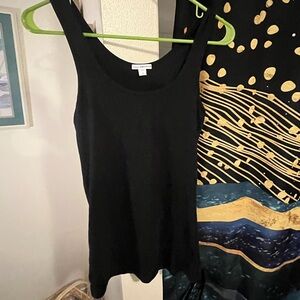 James Perse black tank top